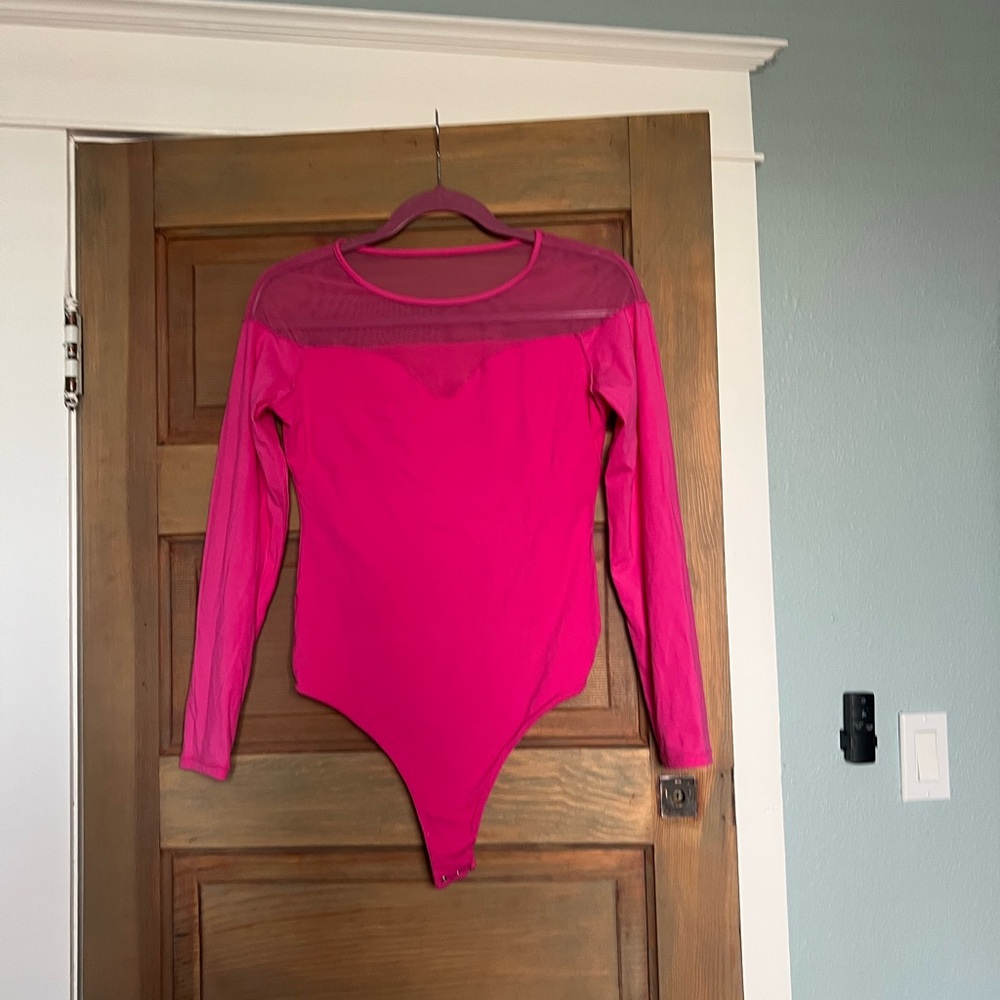 Pink Long Sleeve Bodysuit